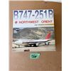 Image 1 : NORTHWEST ORIENT BOEING 747-251B 1/400 MODEL AIRPLANE DIECAST