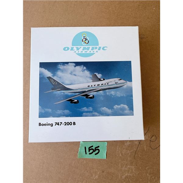 OLYMPIC AIRWAYS BOEING 747-200B MODEL AIRPLANE DIECAST