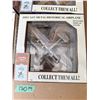 Image 5 : GROUP OF 4 DIECAST METAL HISTORICAL AIRPLANE MODELS  BRAND NEW