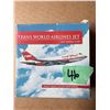 Image 1 : TRANS WORLD AIRLINES JET 1:600 BOEING 747SP READY MADE COLLECTORS MODEL DIECAST