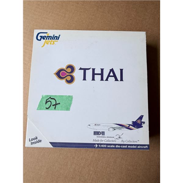 GEMINI JETS THAI MD-11 1:400 SCALE DIE-CAST MODEL AIRCRAFT DIECAST