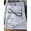 Image 2 : SCALEXTRIC CIRCUIT 3 SLOT CAR TRACK SET WITH INSTRUCTIONS