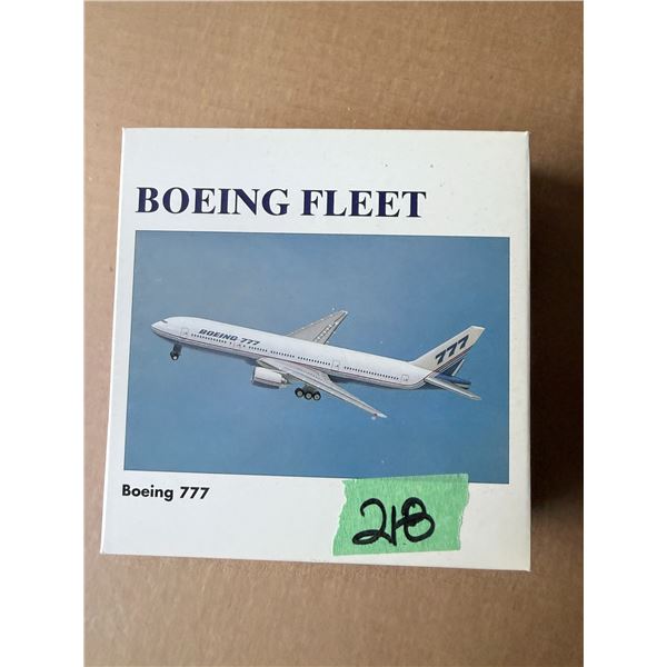 BOEING FLEET BOEING 777 DIECAST MODEL AIRPLANE