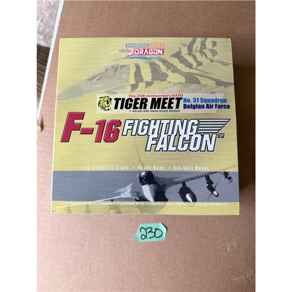 DRAGON WINGS TIGER MEET NO. 31 SQUADRON BELGIAN AIR FORCE F-16 FIGHTING FALCON 1:72 DIECAST MODEL AI