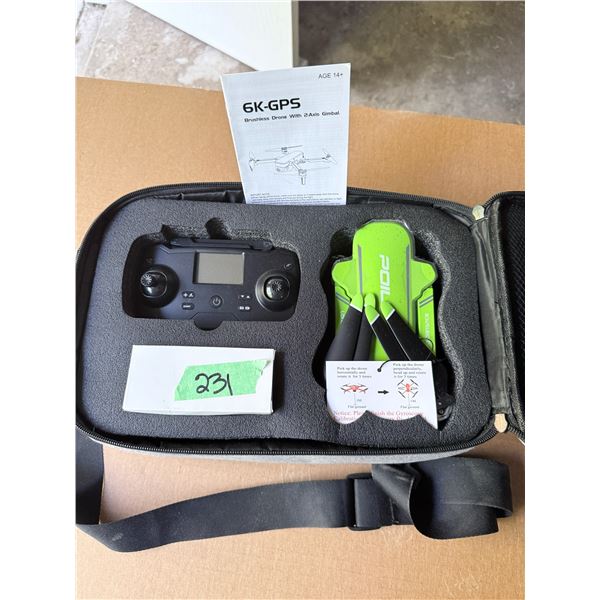 6K-GPS DRONE SET WITH CONTROLLER AND CASE