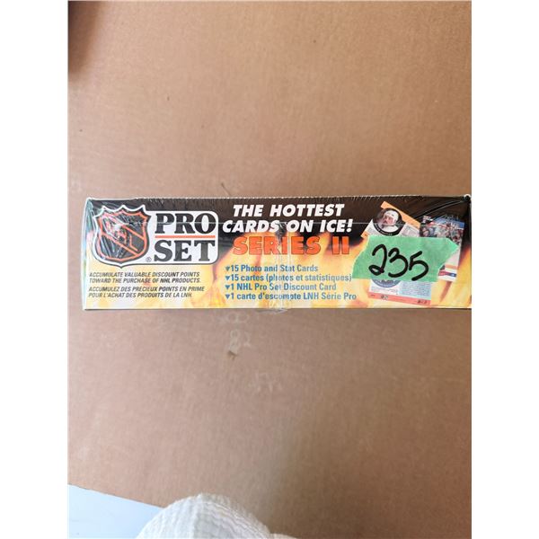 NHL PRO SET 1990 SERIES II HOCKEY CARD BOX (SEALED)