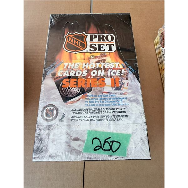 NHL PRO SET 1990 SERIES II HOCKEY TRADING CARD BOX (SEALED)