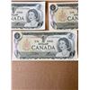 Image 2 : CANADA 1973 1 DOLLAR BANK NOTES (GROUP OF 9) CONSECUTIVE SERIAL NUMBERS