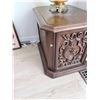 Image 4 : PAIR OF CARVED WOOD RECTANGULAR AND OCTAGONAL END TABLES