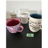 Image 1 : MIXED LOT OF 3 MUGS AND COCA-COLA DRINKING GLASS