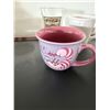 Image 3 : MIXED LOT OF 3 MUGS AND COCA-COLA DRINKING GLASS