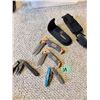 Image 1 : GROUP OF LEATHERMAN AND GERBER BEAR GRYLLS FOLDING KNIVES WITH SHEATH