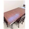 Image 1 : DINING TABLE WITH 6 CHAIR SET