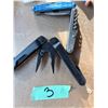 Image 4 : MIXED LOT OF GERBER KNIVES AND LEATHERMAN MULTITOOLS WITH POUCHES