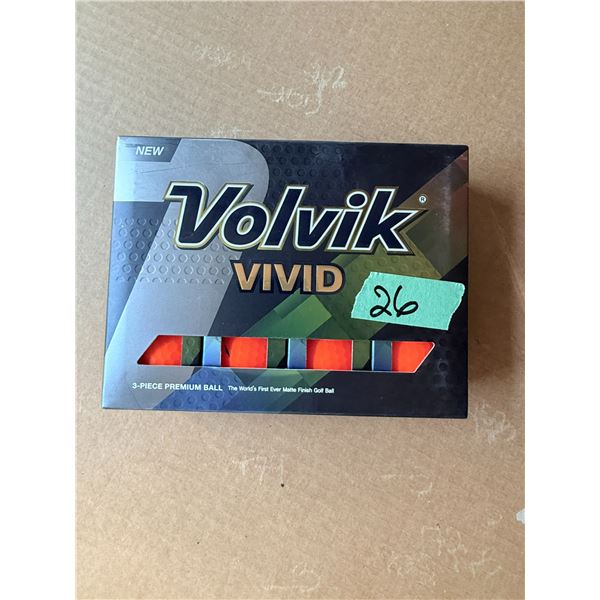 VOLVIK VIVID GOLF BALLS BRAND NEW