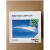 Image 1 : HERPA WINGS BRITISH AIRWAYS CONCORDE DIECAST MODEL AIRPLANE