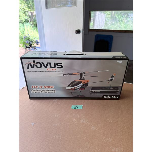 HELI-MAX NOVUS CP 2.4GHZ READY-TO-FLY RC HELICOPTER