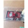 Image 3 : GROUP OF 2 RED DIECAST MODEL CARS IN DISPLAY CASES FERRARI