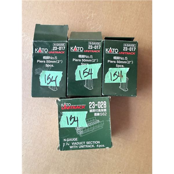 KATO UNITRACK N-GAUGE PIERS AND VIADUCT SECTION LOT