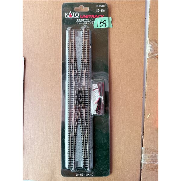 KATO UNITRACK N-GAUGE DOUBLE CROSSOVER TRACK 20-210 MODEL TRAIN TRACK