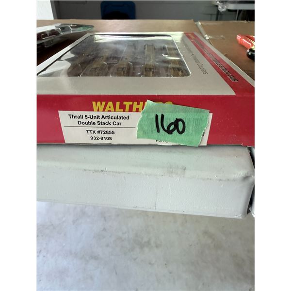 WALTHERS TTX #72855 THRALL 5-UNIT ARTICULATED DOUBLE STACK CAR N SCALE MODEL TRAIN