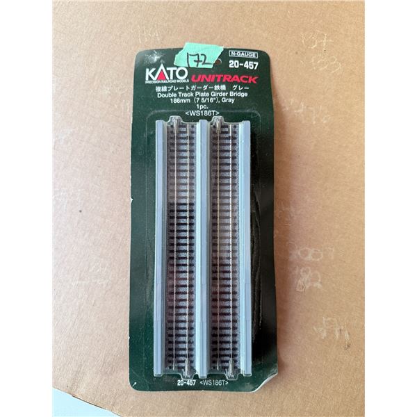 KATO UNITRACK N-GAUGE DOUBLE TRACK PLATE GIRDER BRIDGE 20-457 MODEL TRAIN TRACK