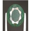 Image 2 : 8.35 ct NATURAL OVAL MIXED-CUT BRAZILIAN EMERALD ( $8,100 APPRAISAL )