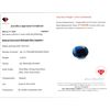 Image 1 : 6.62 ct NATURAL UNTREATED MIDNIGHT BLUE SAPPHIRE WITH ( $7,944 APPRAISAL )