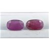 Image 3 : 5.40 ct NATURAL OVAL-CUT MOZAMBIQUE RUBY PAIR ( $6,480 APPRAISAL )
