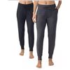 Image 1 : Lole Women's Lounge Pants (Light Grey/Black)