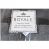 Image 3 : Kingsdown Royale Faux Fur Throw (Blue) Size- 50" X 70" (127cm X 178cm)