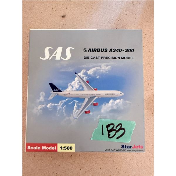 SAS AIRBUS A340-300 1:500 DIECAST MODEL AIRPLANE