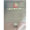 Image 2 : BLACK FUR-LINED LAURA PLUS COAT 3/4 LENGTH
