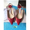 Image 1 : AUTHENTIC JIMMY CHOO LONDON RED PATENT LEATHER SLINGBACK PUMPS SIZE 37
