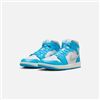 Image 1 : Nike WMNS Air Jordan 1 Mid (DK Powder Blue/ Neutral Grey)
