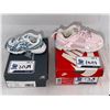 Image 4 : New Balance Kids 740 Bungee Lace (Blue), Nike Vomero 5 (Pearl Pink/Vast Grey)