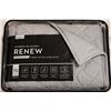 Image 1 : Renew Bamboo Charcoal Quilted Mattress Pad - Grey