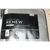 Image 2 : Renew Bamboo Charcoal Quilted Mattress Pad - Grey