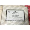 Image 2 : Kingsdown Royale Duvet Cover Set - Ivory Chevron
