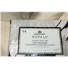 Image 2 : Kingsdown Royale Duvet Cover Set - White & Black