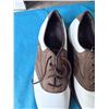 Image 2 : ETONIC BROWN AND WHITE LACE-UP SHOES PAIR BRAND NEW