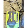 Image 3 : RYOBI 40 V BRUSHLESS CORDLESS LAWN MOWER WITH BATTERIES & CHARGER