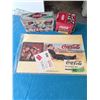 Image 4 : MIXED LOT COCA-COLA COLLECTIBLES TINS AND ADVERTISING MATS