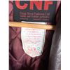 Image 3 : VINTAGE BROWN GENUINE LEATHER COAT SIZE 12