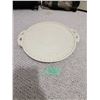 Image 1 : IRISH WHITE OVAL CERAMIC SERVING DISH WITH HANDLES