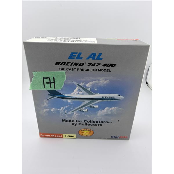 STARJETS EL AL BOEING 747-400 1:500 DIECAST MODEL AIRPLANE
