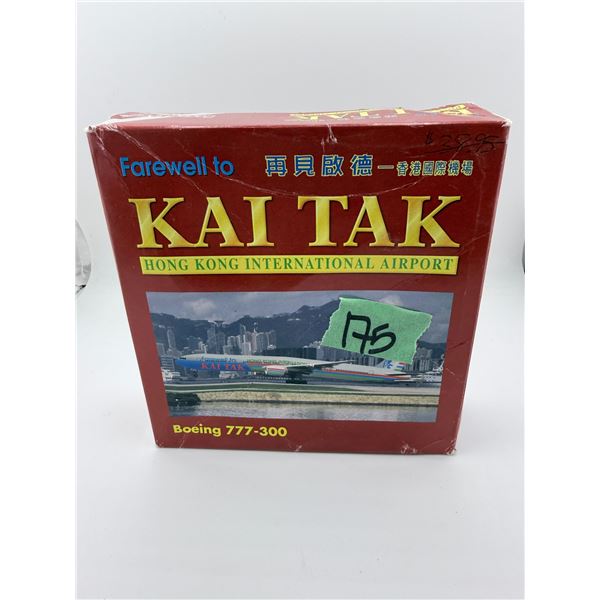 FAREWELL TO KAI TAK BOEING 777-300 DIECAST MODEL AIRPLANE
