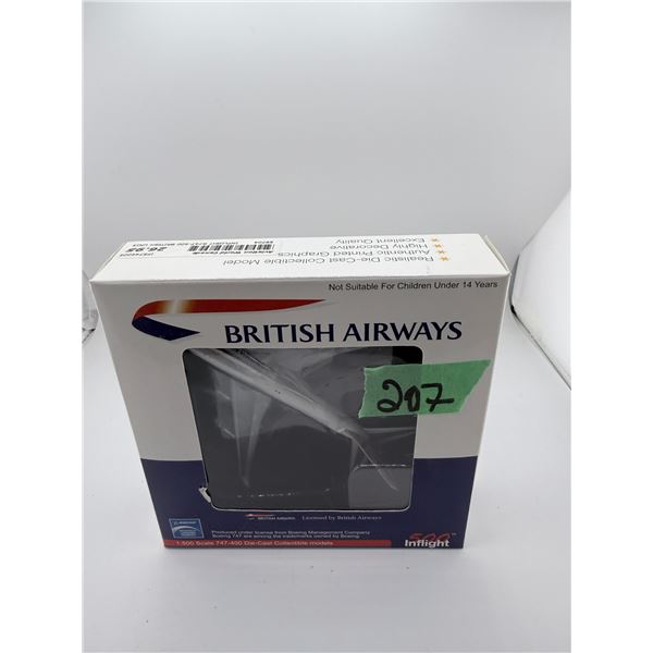 INFLIGHT BRITISH AIRWAYS BOEING 747-400 1:500 DIECAST MODEL AIRPLANE