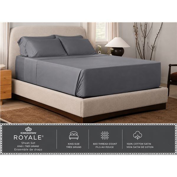 Kingsdown Royale Sheet Set - Grey