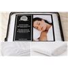 Image 1 : Sunset Cotton Classic Mattress Protector - White